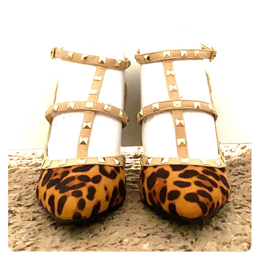 Brand New Never Worn Leopard Pumps Size 7